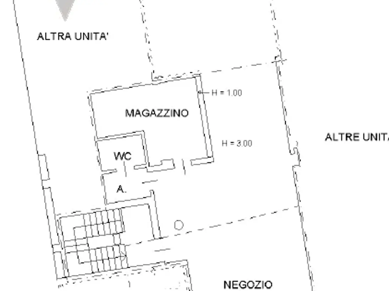 Negozio in , Mestrino, {3} - Planimetria 1