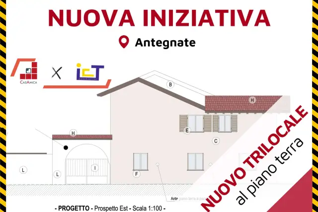 Trilocale in Via Vittorio Veneto 5, Antegnate - Foto 1