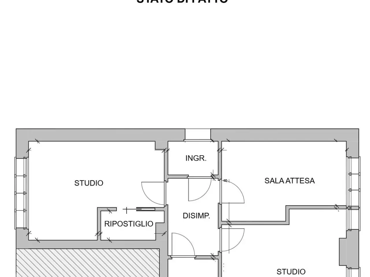 Ufficio in Via Villatico, Colico, {3} - Planimetria 1
