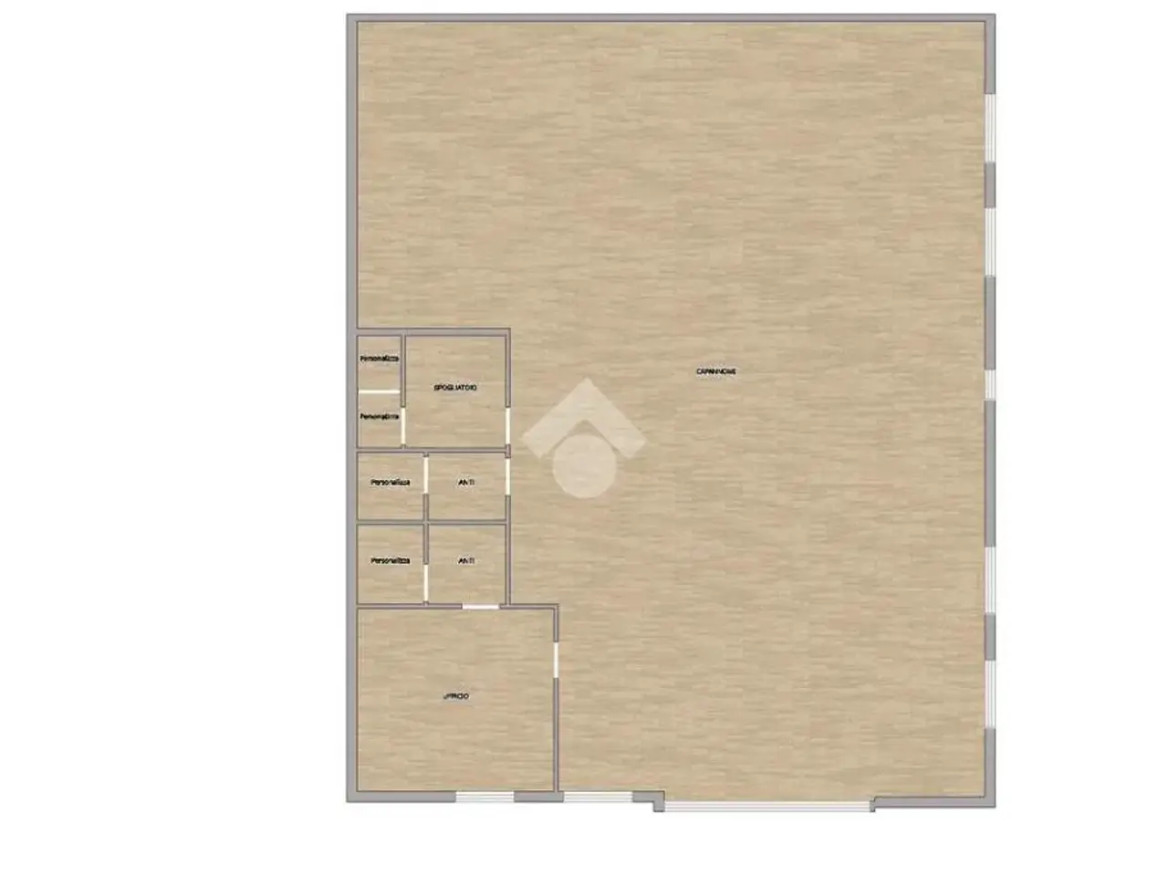 Capannone in Via Enrico Mattei 98, Torreglia, {3} - Planimetria 1