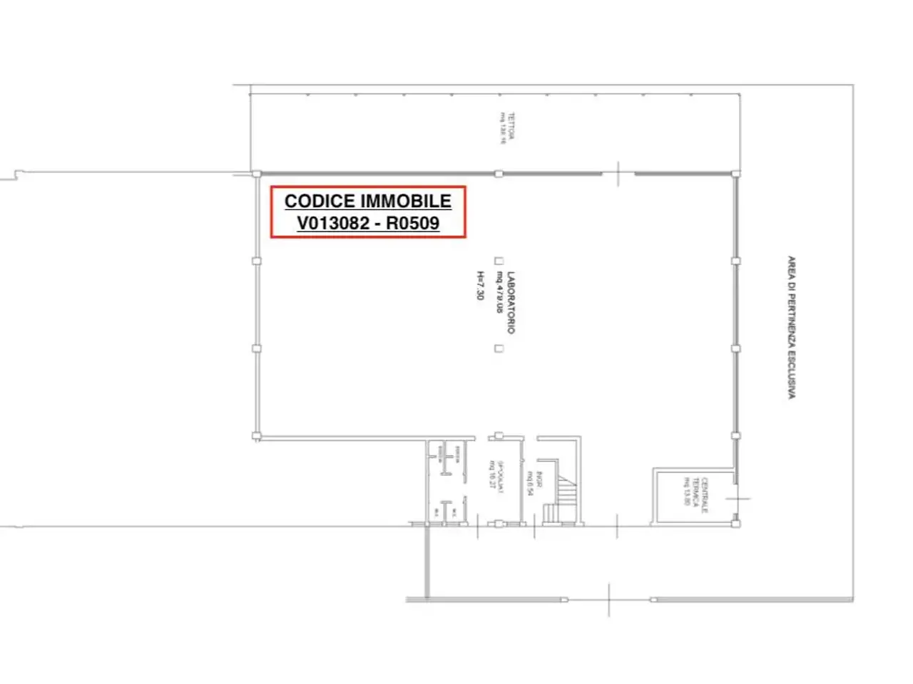 Capannone in Via Prampolini 1/B, Cavriago, {3} - Planimetria 1