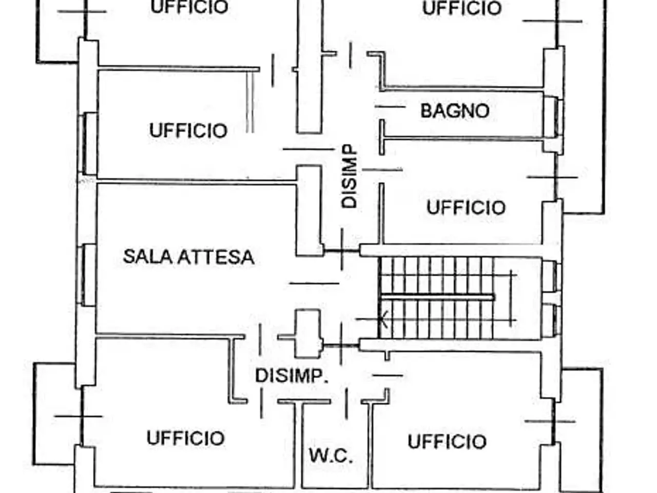 Ufficio in Corso Martiri della Libertà  19, Cirie', {3} - Planimetria 1