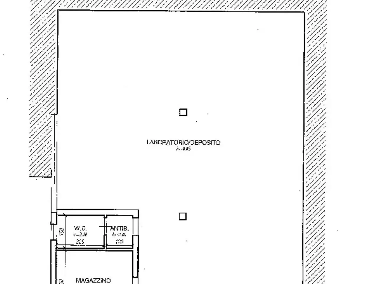 Magazzino in , Vicopisano, {3} - Planimetria 1