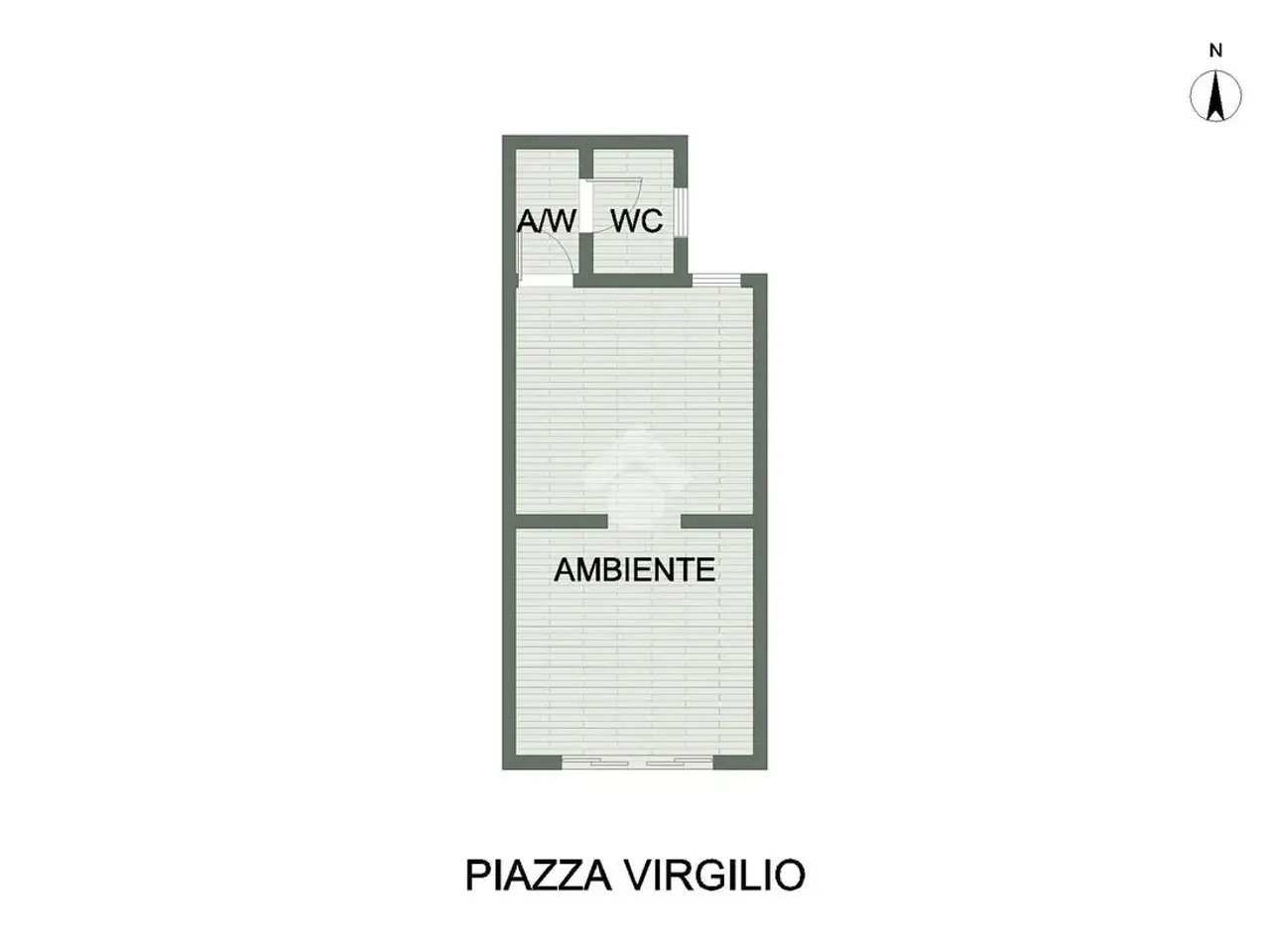Negozio in Piazza Virgilio 16, Palermo, {3} - Planimetria 1