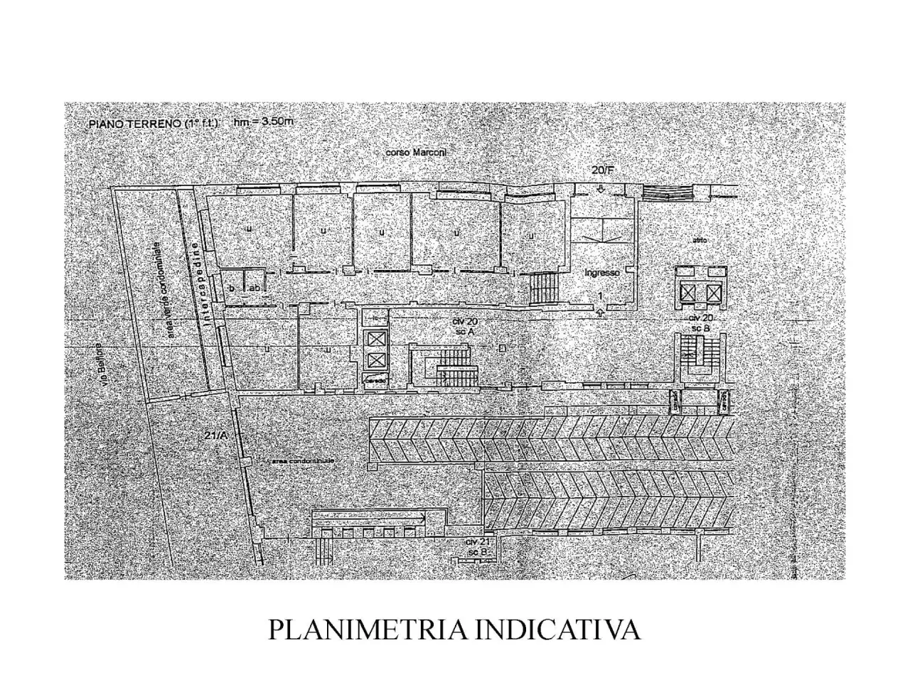 Ufficio in Corso Guglielmo Marconi, Torino, {3} - Planimetria 1