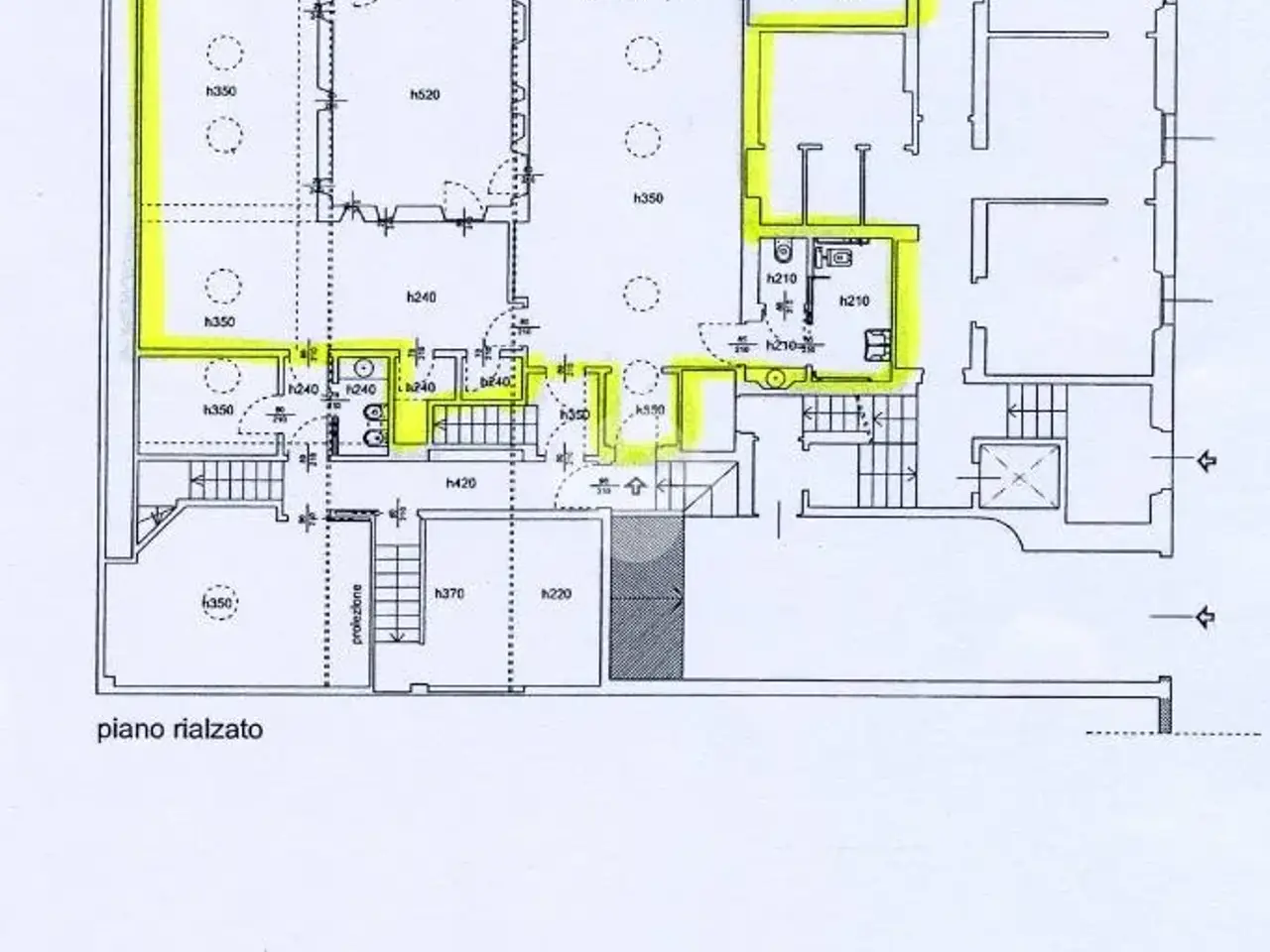 Laboratorio in Via Giambellino, Milano, {3} - Planimetria 1