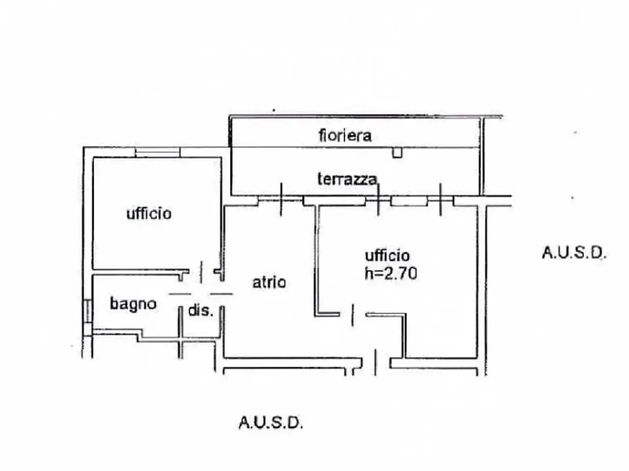 Ufficio in Via Trevisago, Manerba Del Garda, {3} - Planimetria 1
