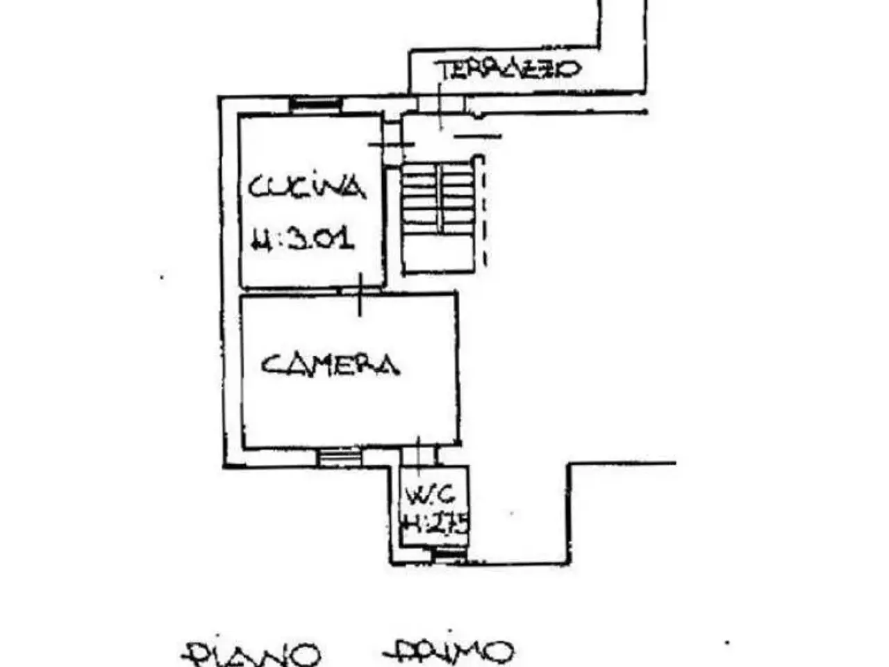 Bilocale in vendita, Via Genova, Lucca - Planimetria 1