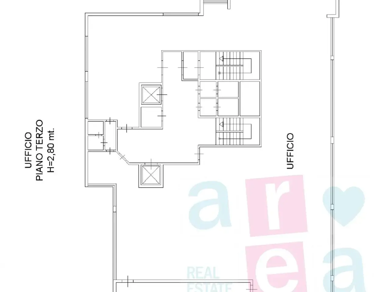 Ufficio in Via Tiburtina 1104-1110, Roma, {3} - Planimetria 1