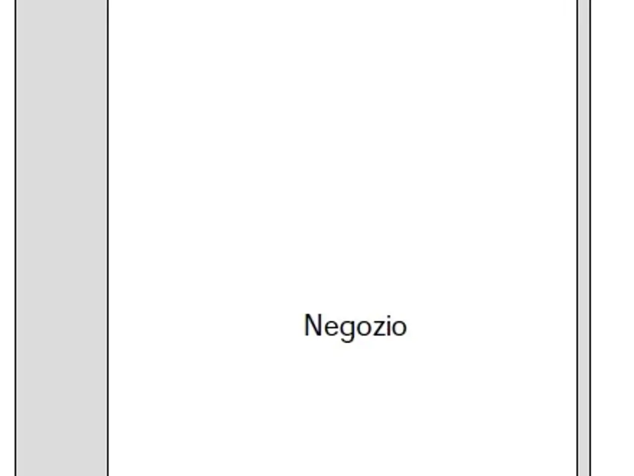 Negozio in Via Sandro Gallo 120, Venezia, {3} - Planimetria 1