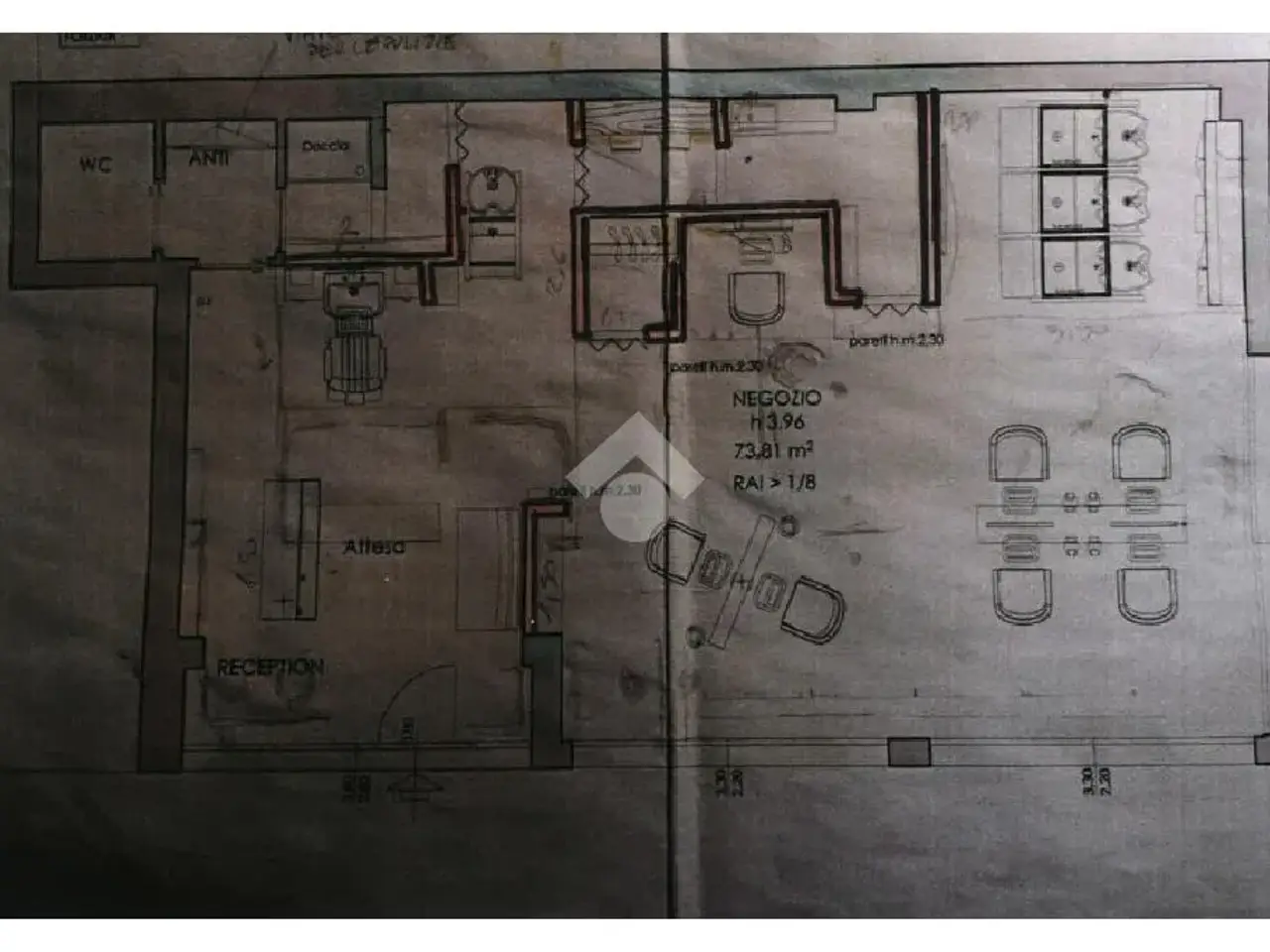 Negozio in Via Quarto Ponte, Verona, {3} - Planimetria 1