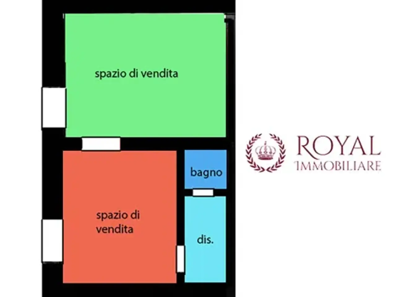Negozio in Via Ginori 2, Livorno, {3} - Planimetria 1