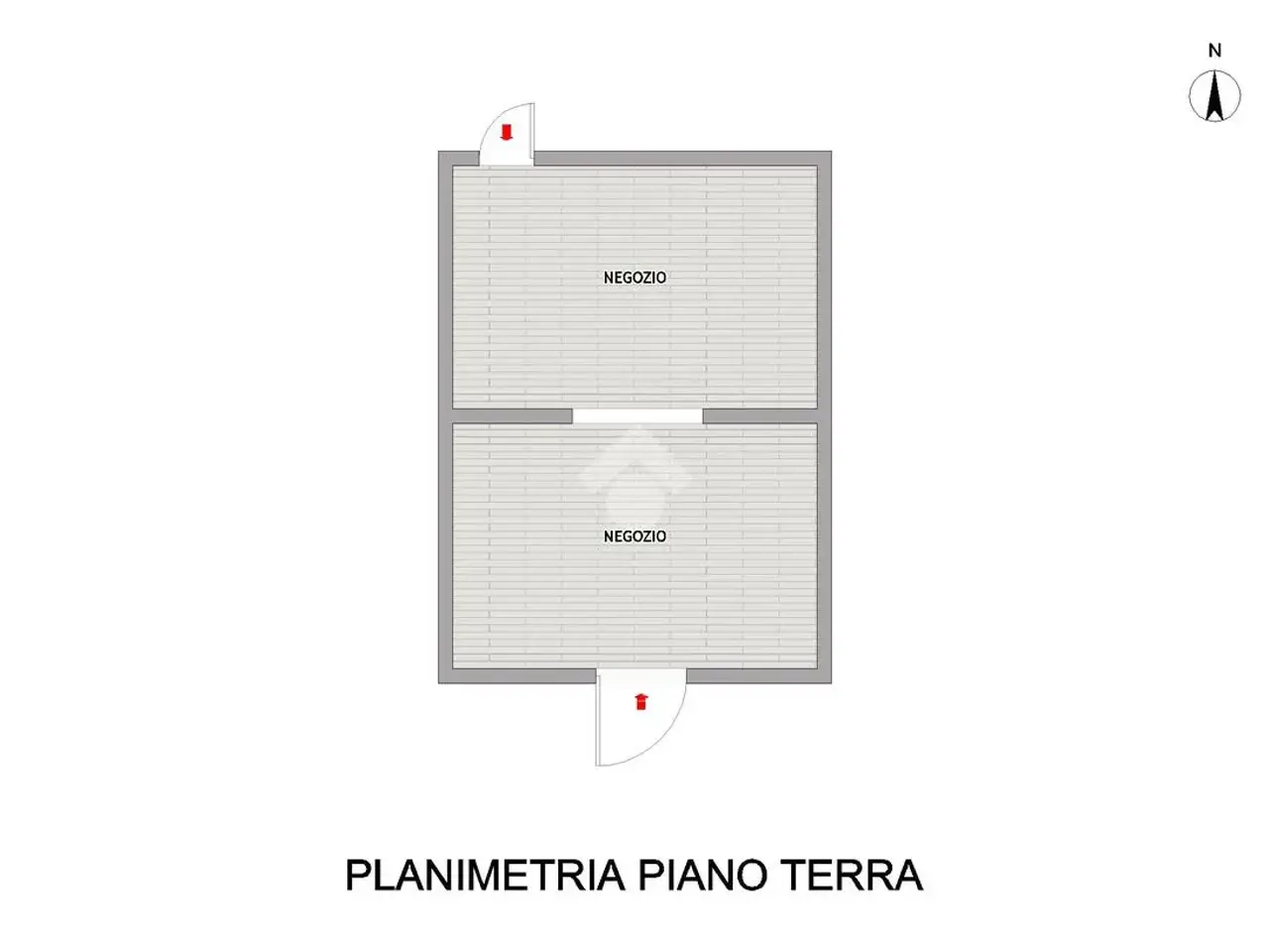 Negozio in Via Roma, Caorso, {3} - Planimetria 1