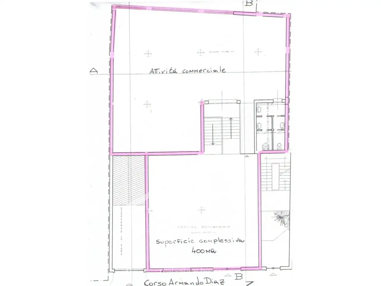 Negozio in Corso Armando Diaz, Mazara Del Vallo, {3} - Planimetria 1