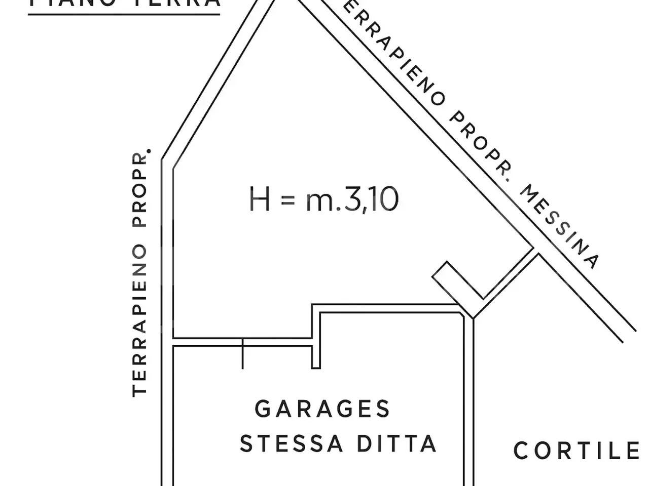 Magazzino in Via della Zagara 29, Misterbianco, {3} - Planimetria 1