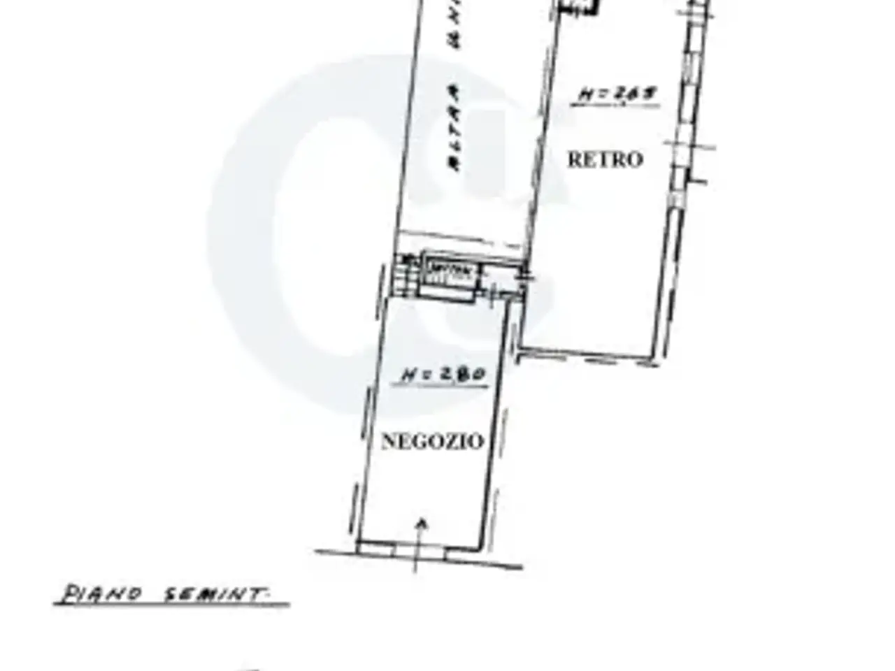 Negozio in Via Trento 80, Brescia, {3} - Planimetria 1