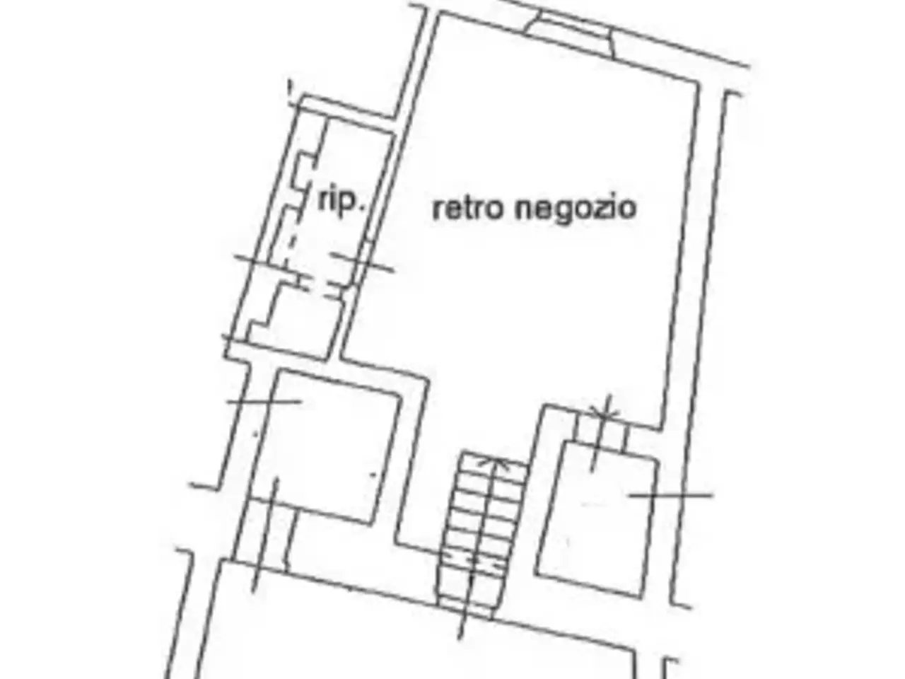 Negozio in Via Giuseppe Mazzini, Signa, {3} - Planimetria 1