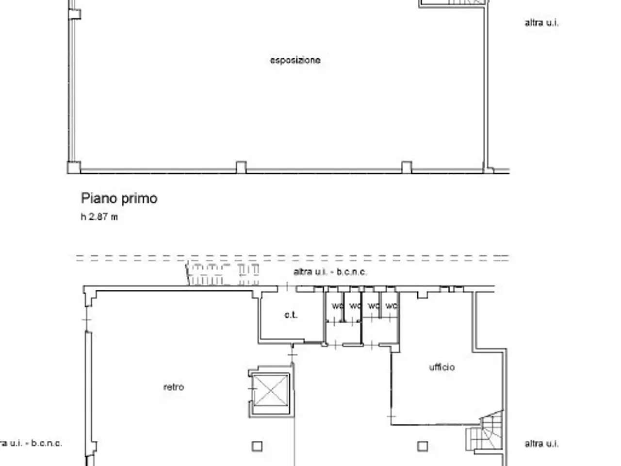 Palazzina commerciale in Località Grand Chemin 159, Saint Christophe, {3} - Planimetria 1