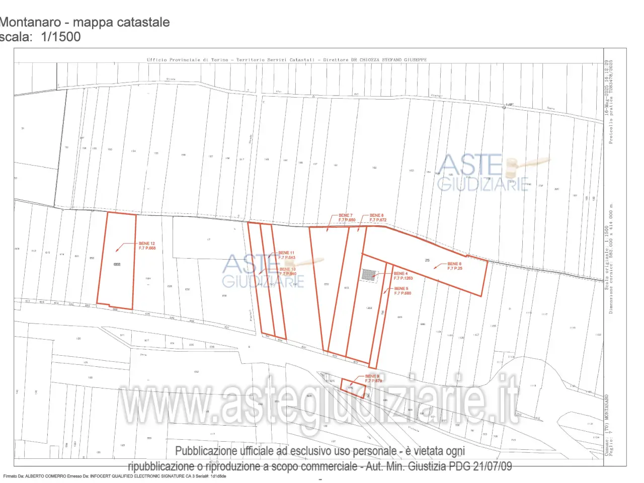 Fabbricato misto in Strada Vicinale dei Piantati, Montanaro, {3} - Planimetria 1
