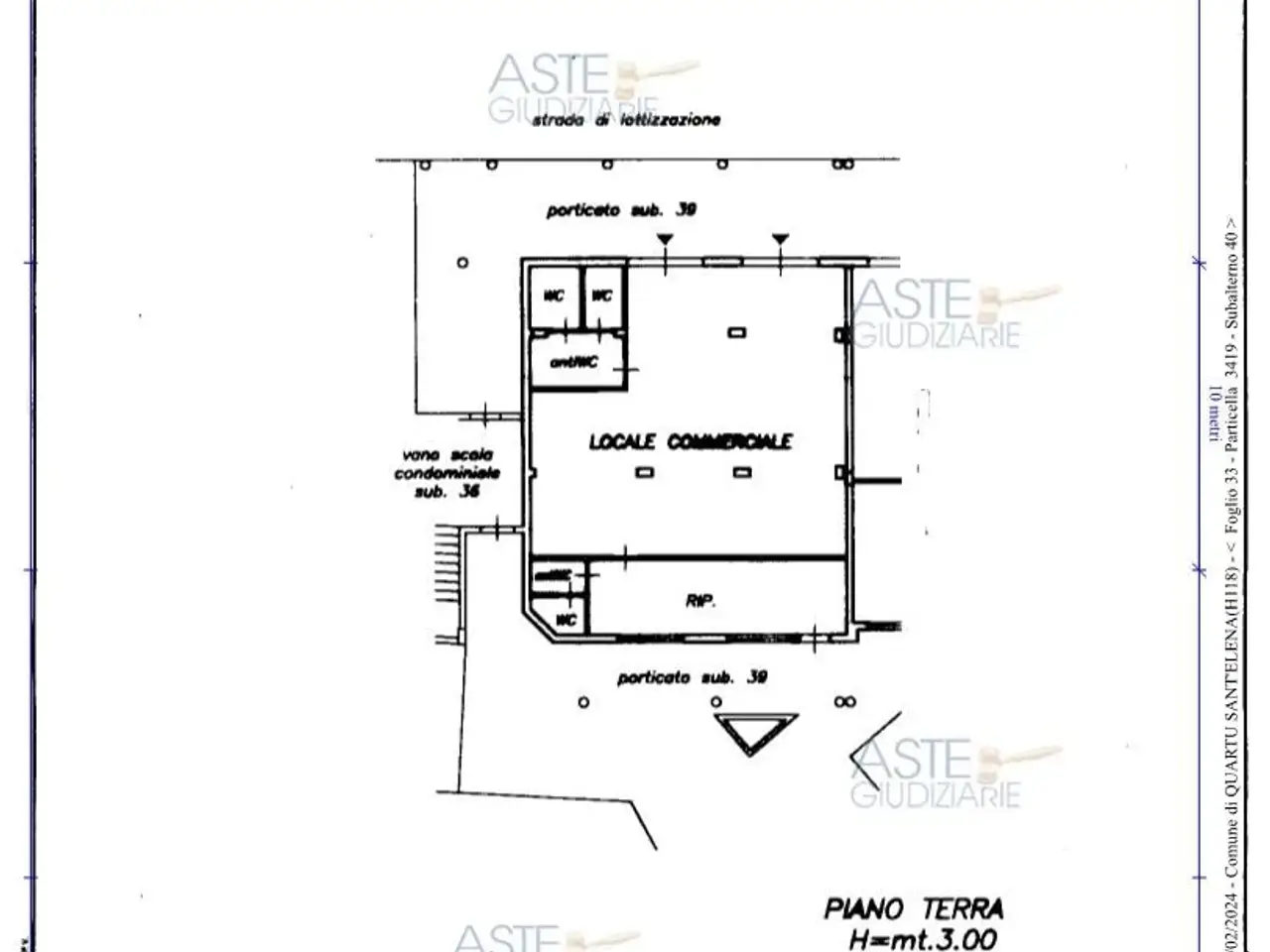 Negozio in Via Monaco, 09045 Quartu Sant'Elena Ca, Italia 09045, Quartu Sant'Elena, {3} - Planimetria 1
