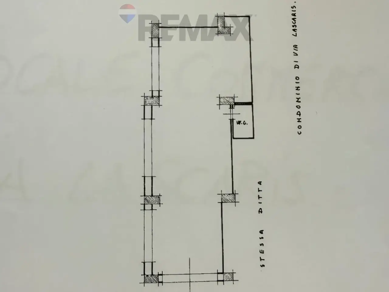 Negozio in Via Lascaris 9, Palermo, {3} - Planimetria 1
