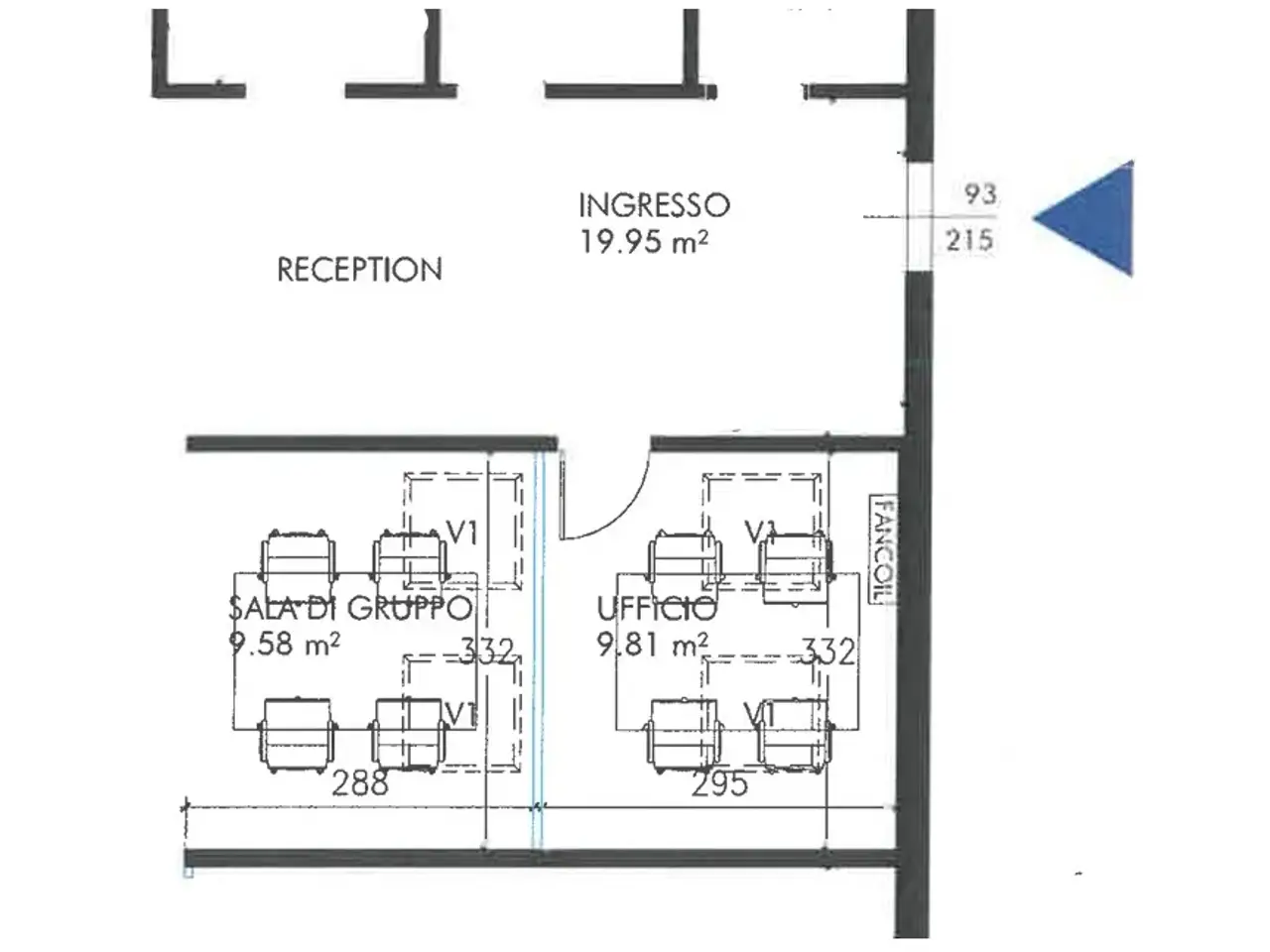 Ufficio in Viale della Repubblica, Treviso, {3} - Planimetria 1