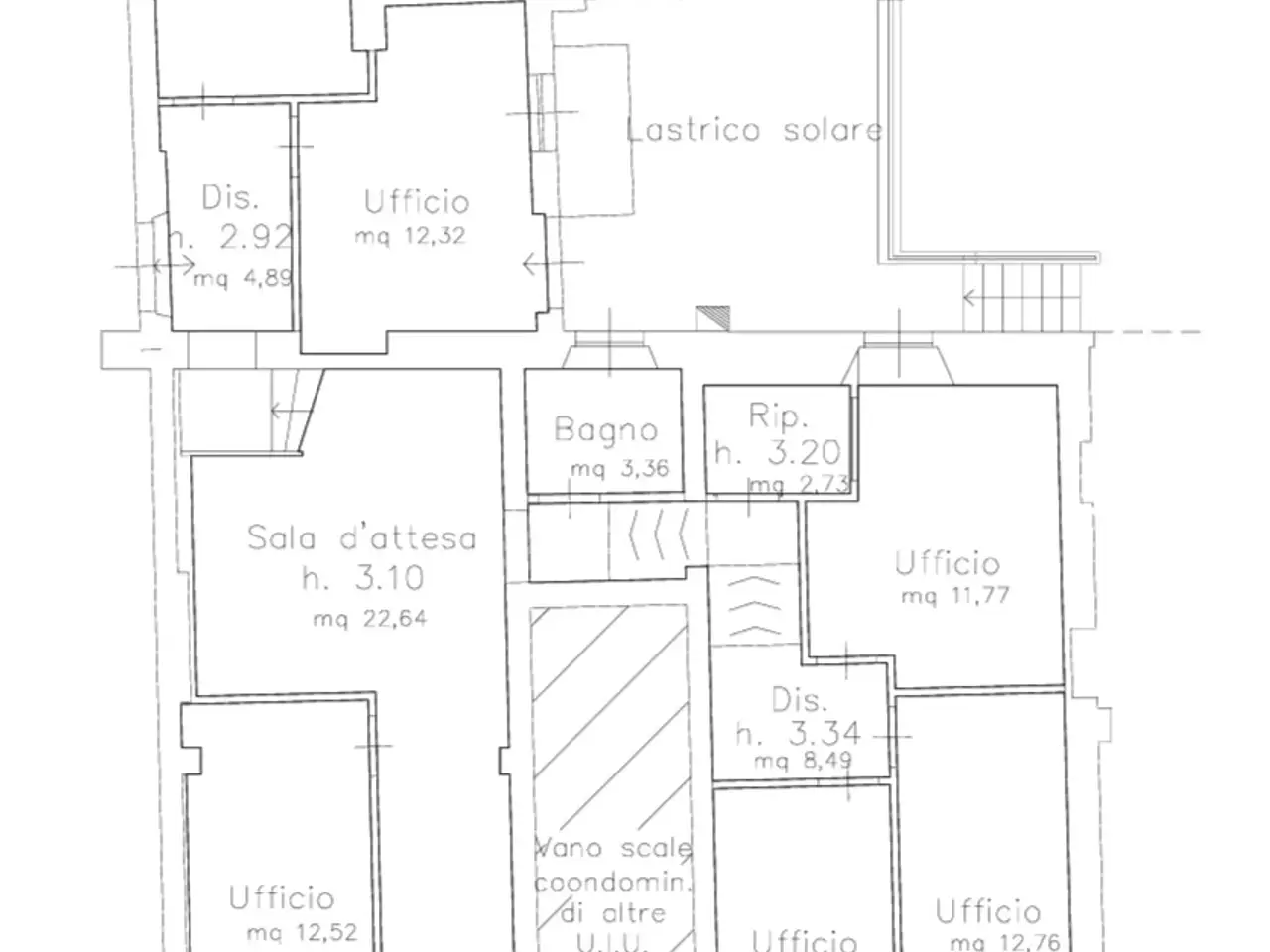 Ufficio in Via del Gelsomino, Firenze, {3} - Planimetria 1
