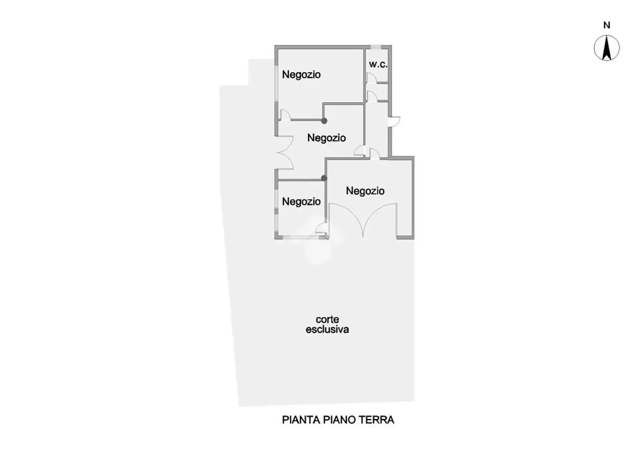 Negozio in Via Nazionale Adriatica 85, Tortoreto, {3} - Planimetria 1