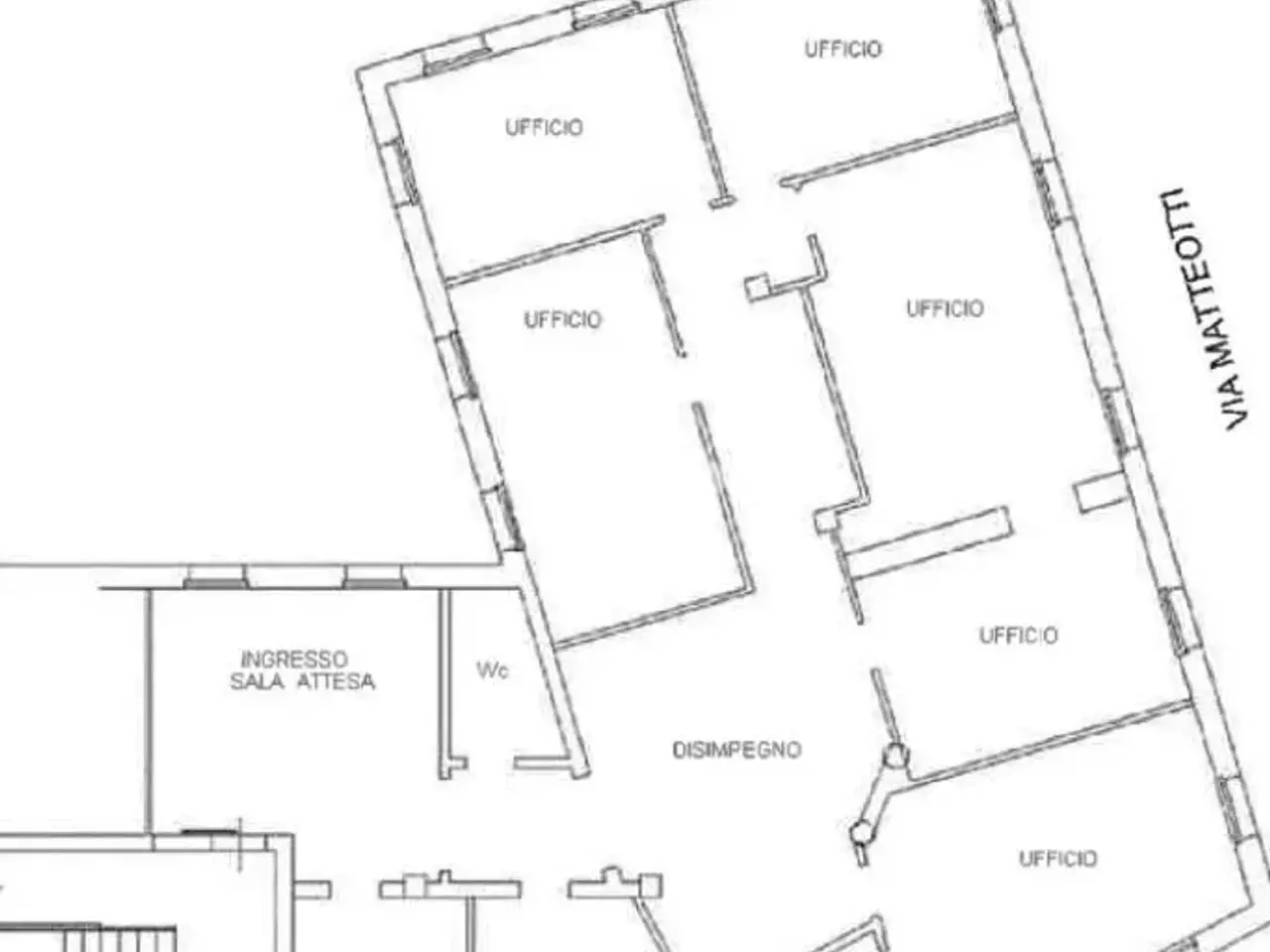 Ufficio in Via Sandor Petofi 8, Casalmaggiore, {3} - Planimetria 1