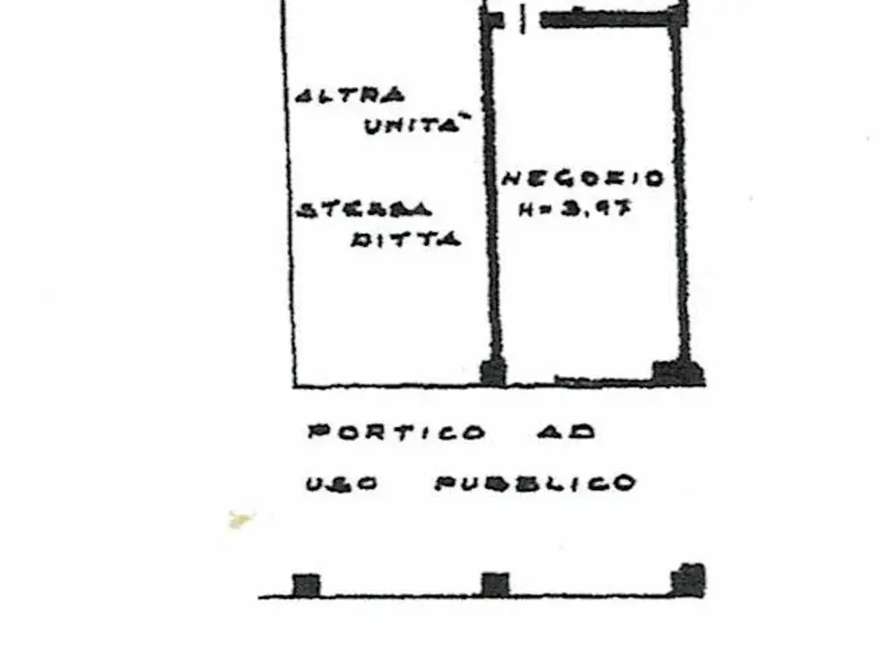 Negozio in Piazza Trento, Este, {3} - Planimetria 1