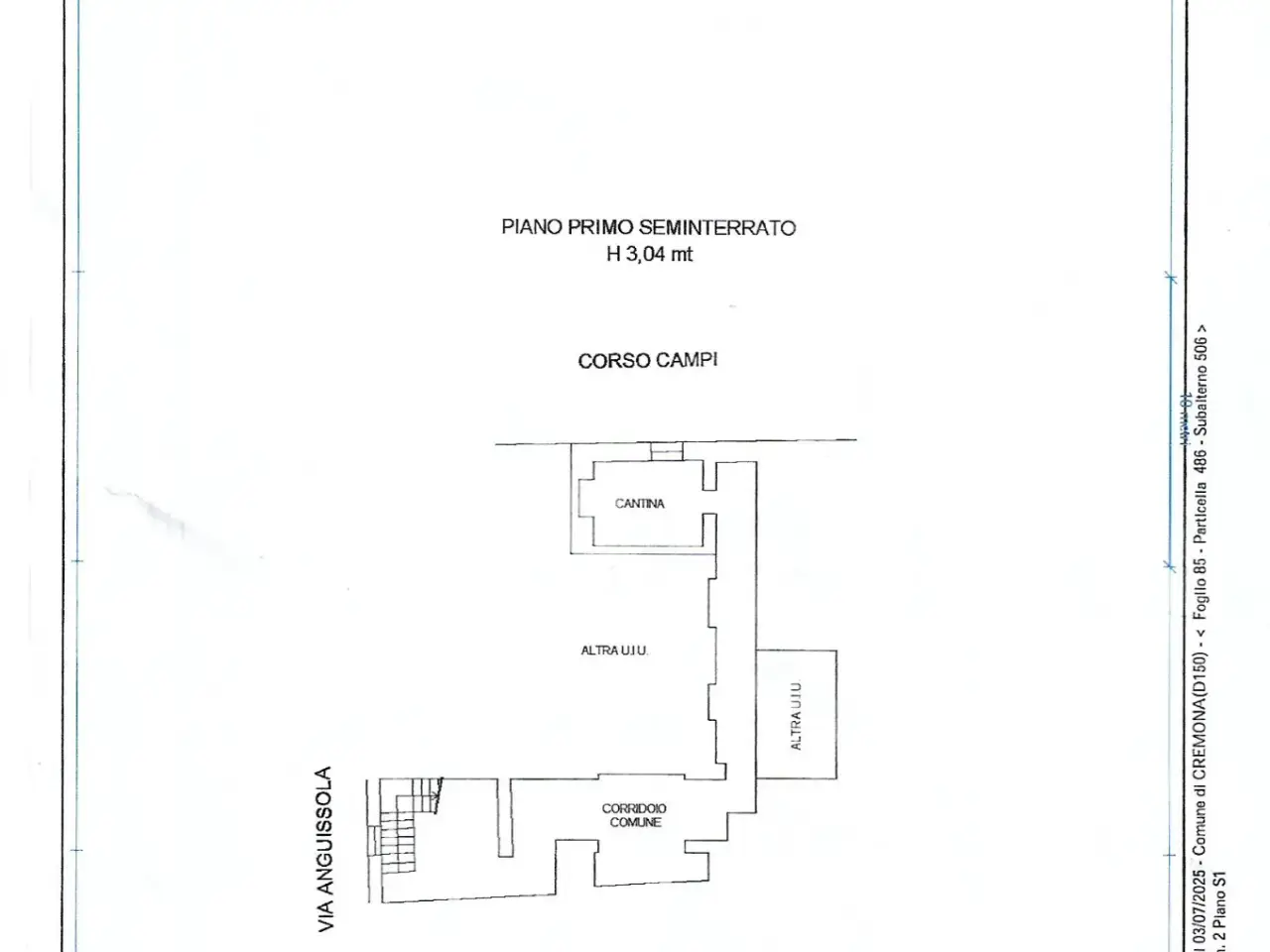Negozio in Corso Campi 18, Cremona, {3} - Planimetria 1