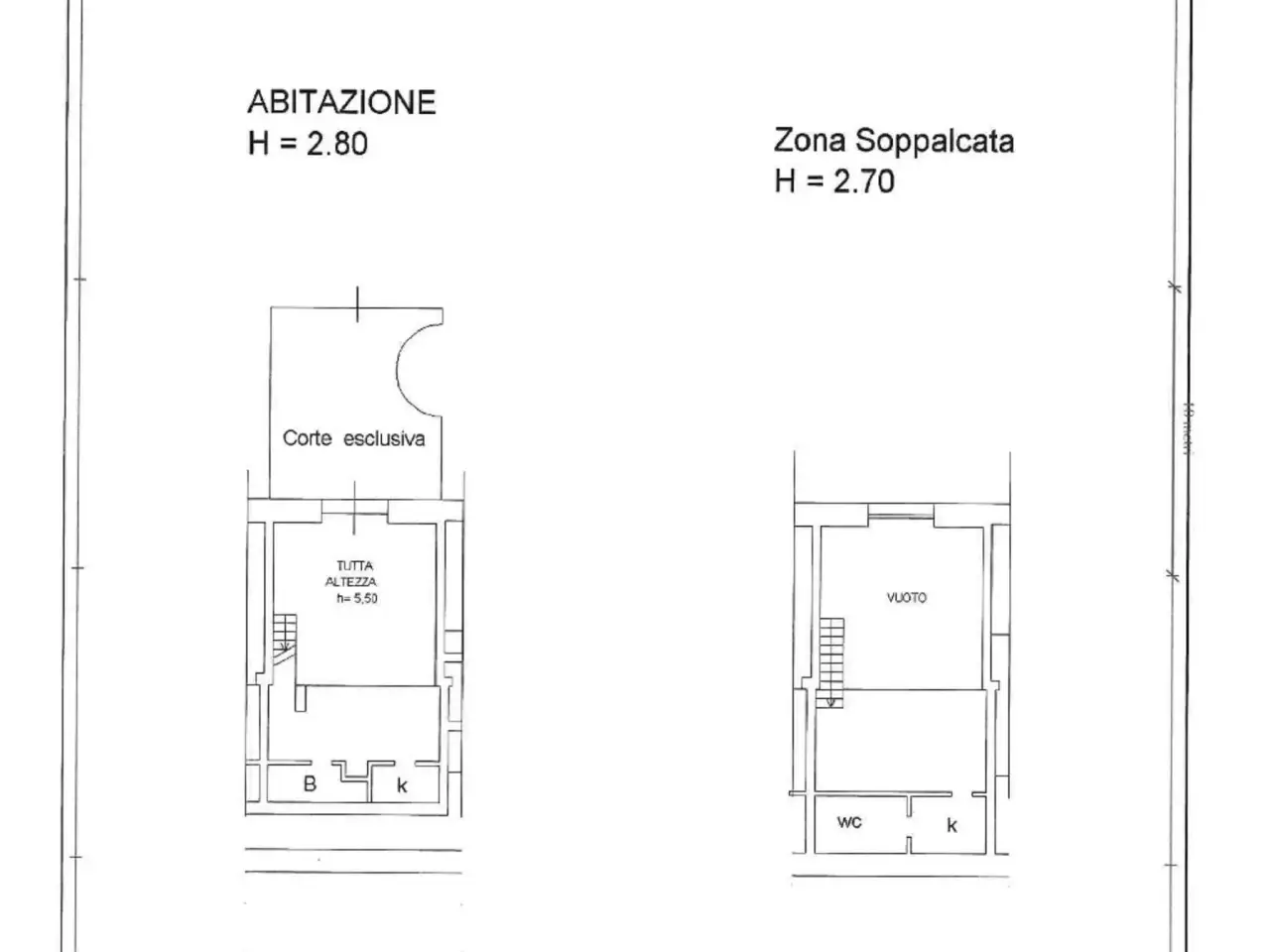 Trilocale in Via della Giustiniana, Roma - Planimetria 1