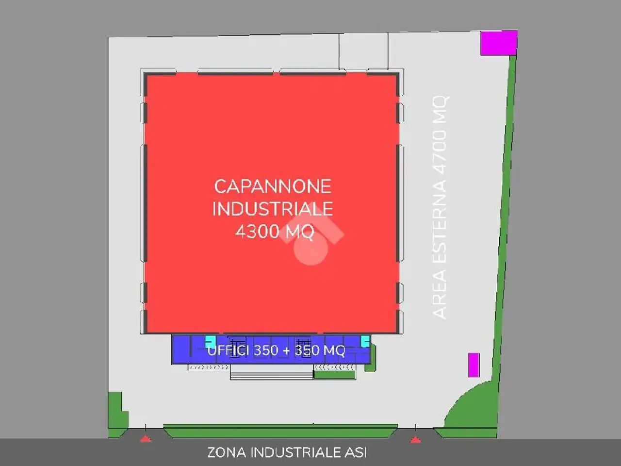 Capannone in Via Giovanni Francesco Maggiò 1, Marcianise, {3} - Planimetria 1