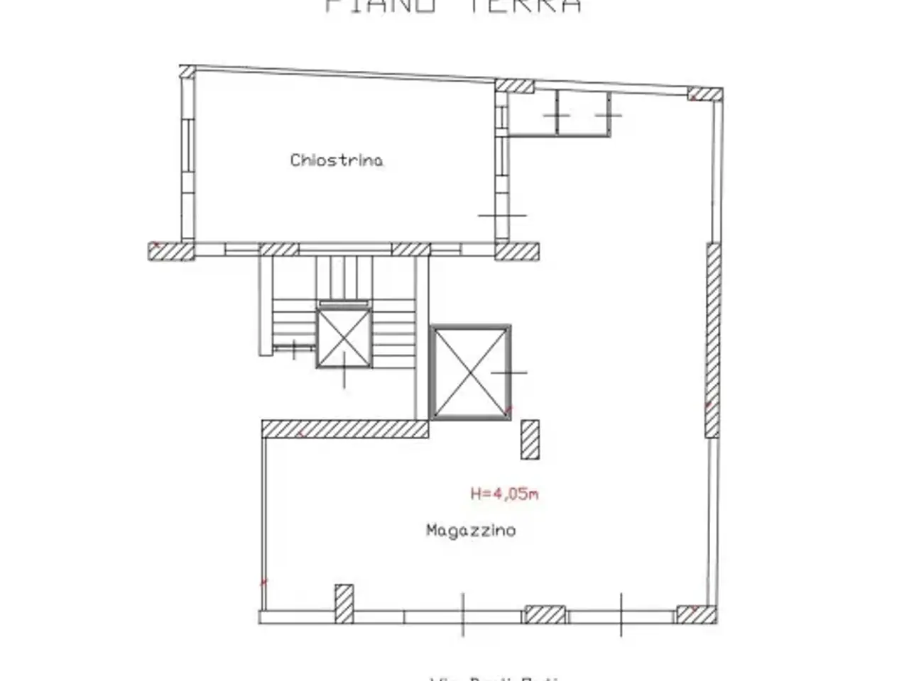 Magazzino in Via degli Orti, Messina, {3} - Planimetria 1