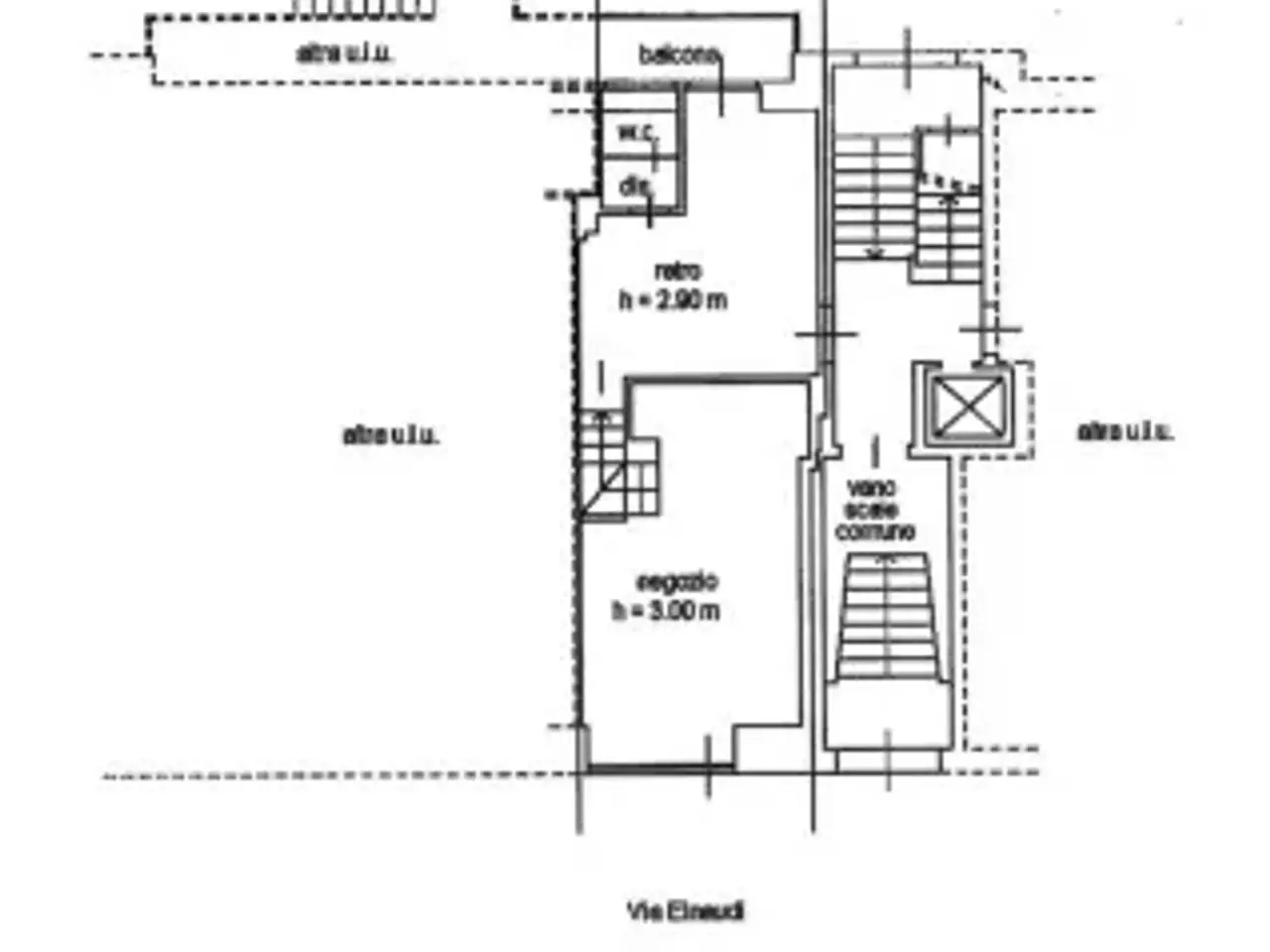 Negozio in Via Luigi Einaudi 11, Carmagnola, {3} - Planimetria 1