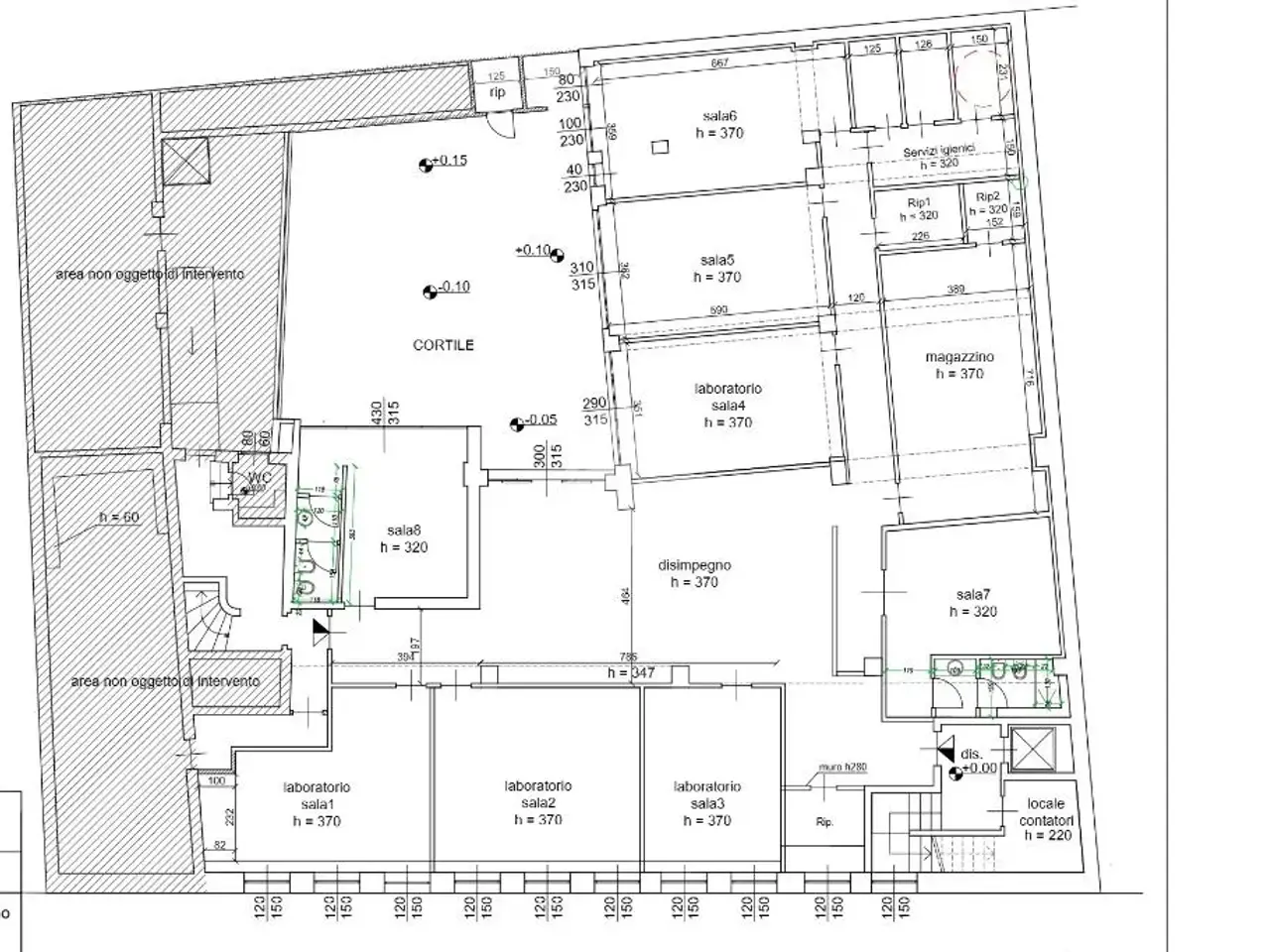 Ufficio in Via Privata Bastia 5, Milano, {3} - Planimetria 1