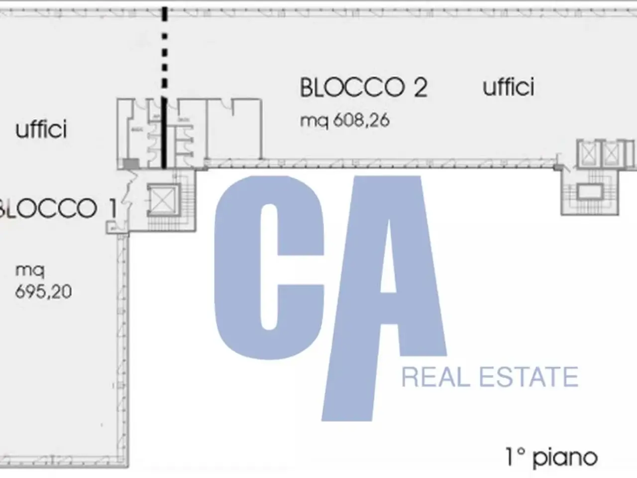 Ufficio in Via Grandi a., Vimodrone, {3} - Planimetria 1