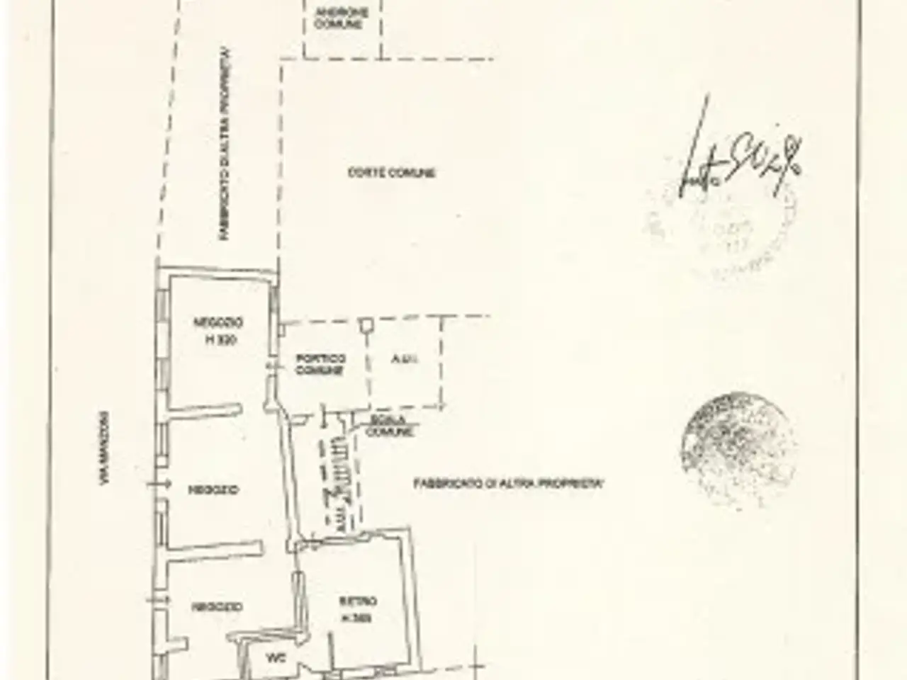 Negozio in Piazza Giuseppe Mazzini 4, San Giorgio Su Legnano, {3} - Planimetria 1