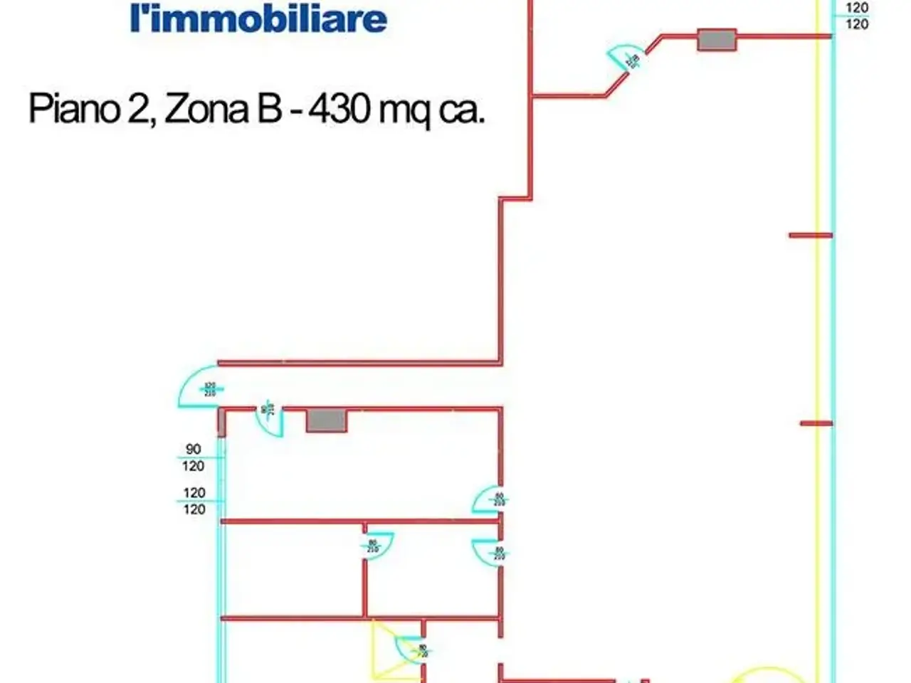 Ufficio in , Milano, {3} - Planimetria 1