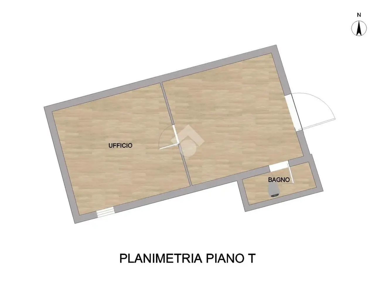 Ufficio in Via Mazzini 7, Casalbuttano Ed Uniti, {3} - Planimetria 1
