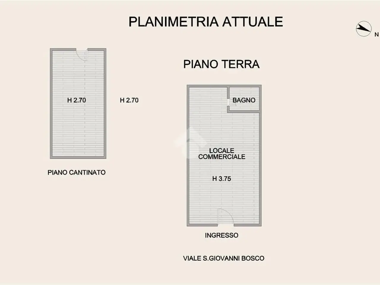 Negozio in Viale San Giovanni Bosco 107, Brindisi, {3} - Planimetria 1
