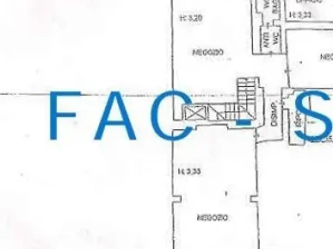 Negozio in Via dei Tornabuoni 1, Firenze, {3} - Planimetria 1