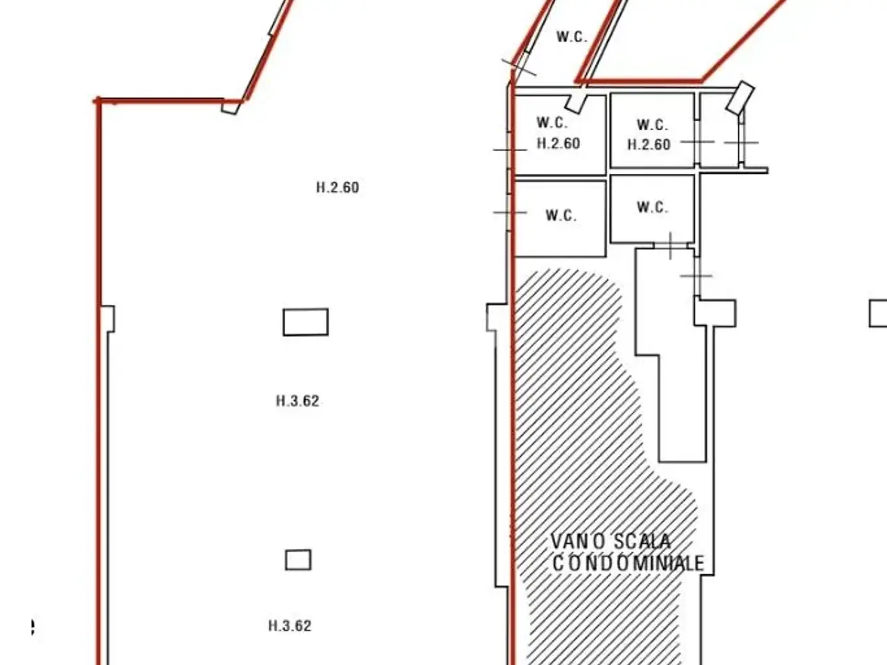 Ufficio in Via Brigate Partigiane 13, Pontedera, {3} - Planimetria 1