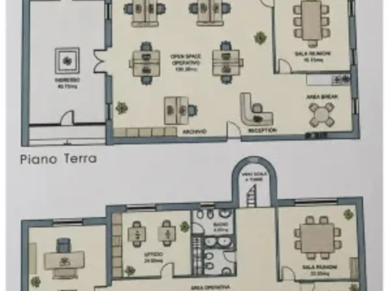 Ufficio in Strada Pedrignano 6, Parma, {3} - Planimetria 1