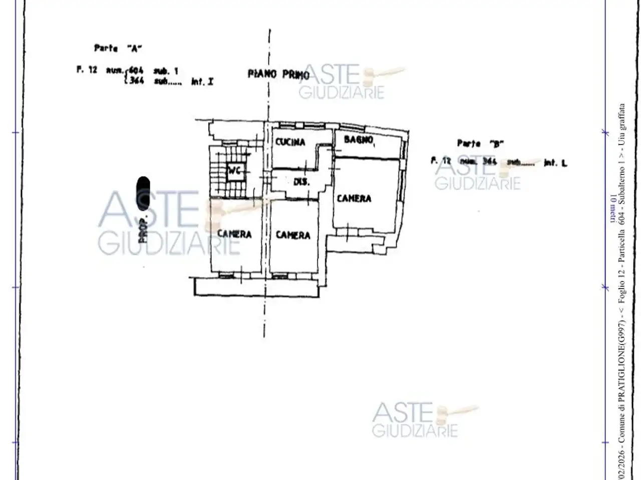 Garage in Vicolo Crosa, 1, 10080 Pratiglione To, Italia 1, Pratiglione, {3} - Planimetria 1