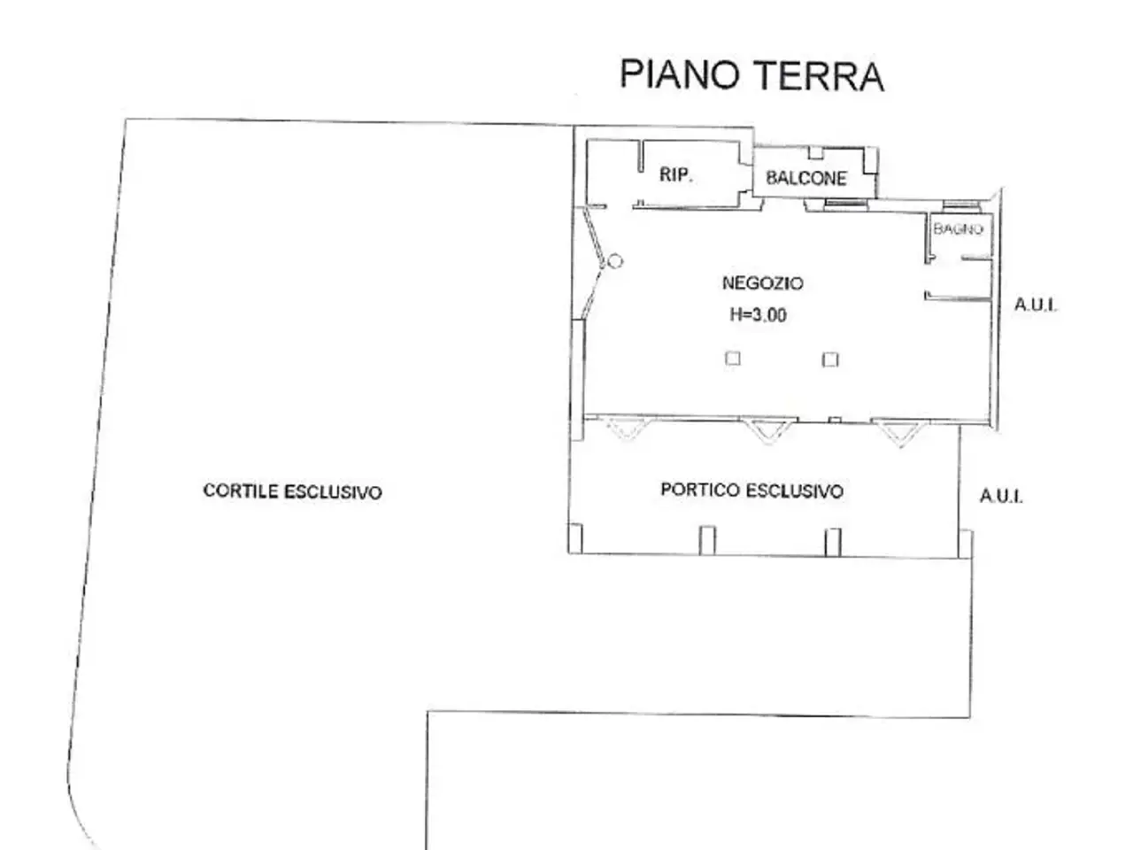 Negozio in Via Tartaglia 1, Rudiano, {3} - Planimetria 1