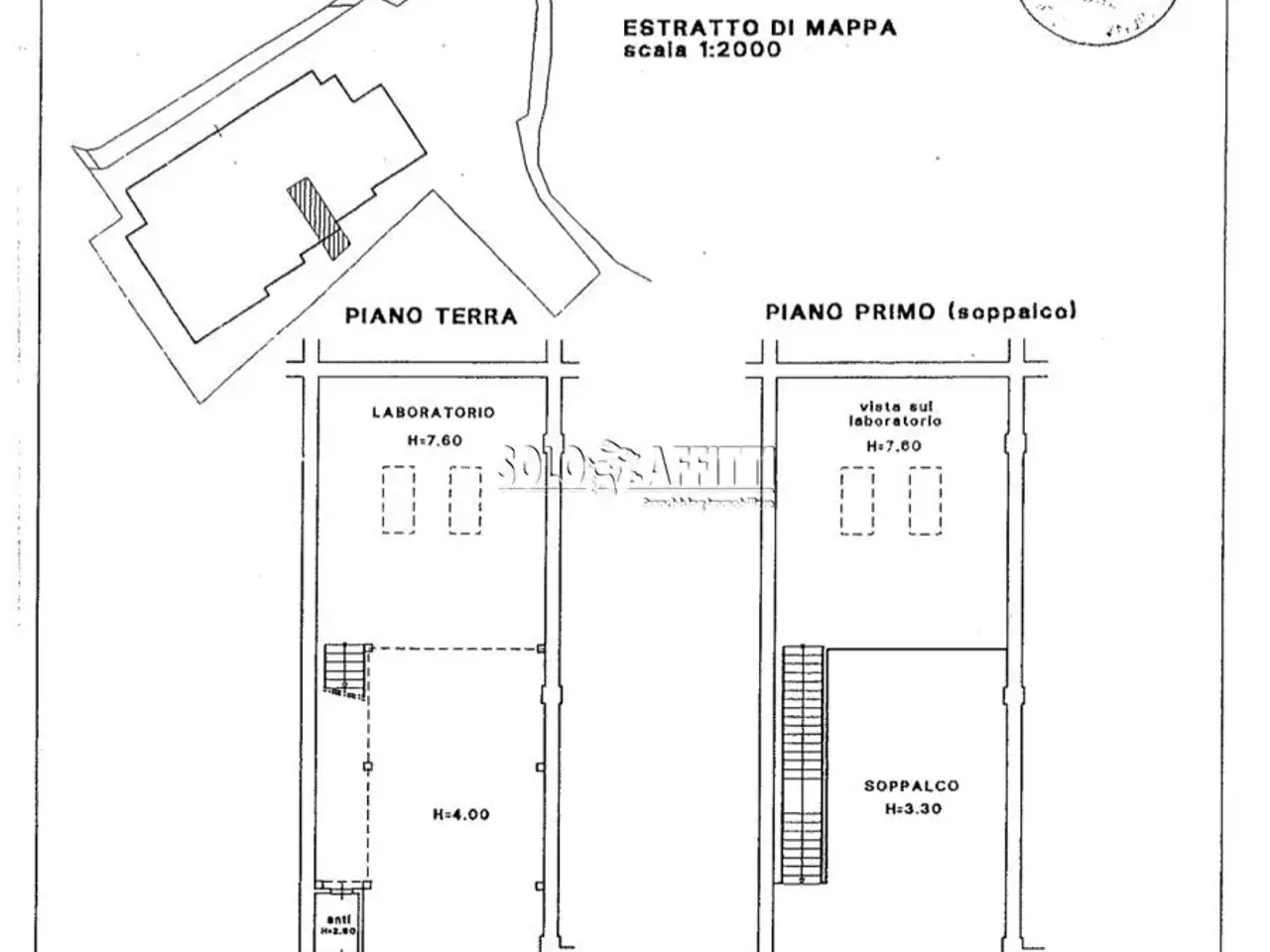 Capannone in Via Pietro Nenni, Monteriggioni, {3} - Planimetria 1
