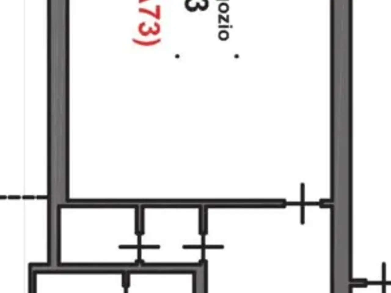 Alimentari in Via Carrel 1, Valtournenche, {3} - Planimetria 1