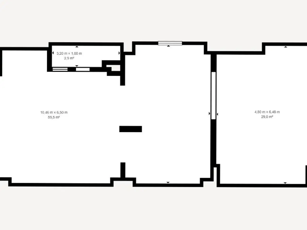 Negozio in Via Torre, Oria, {3} - Planimetria 1