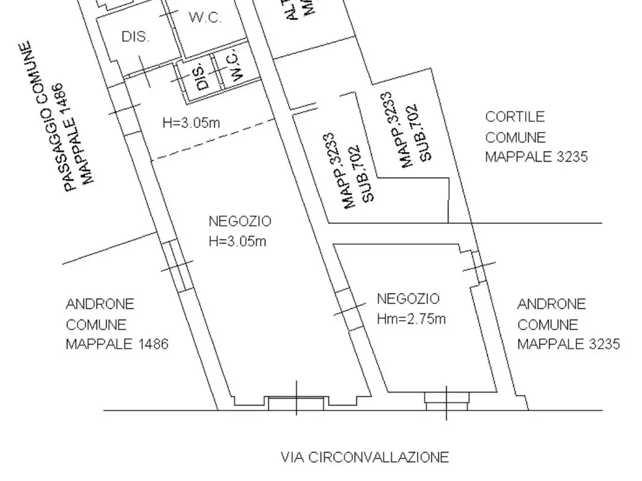 Negozio in Via Circonvallazione 29, Brignano Gera D'Adda, {3} - Planimetria 1